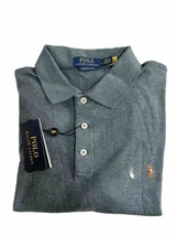 Polo Ralph Lauren Custom Slim Fit Polo Shirt Blue New 100% Aut Xl - £31.46 GBP