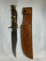 Muela Bowie Fixed Blade Knife With Sheath Molibdeno Vanadio Made In Spain - £157.97 GBP