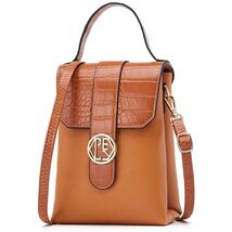 Pierreloues Woman PU Leather Crossbody Shoulder Bag Mini Backpack Purse ... - $26.99