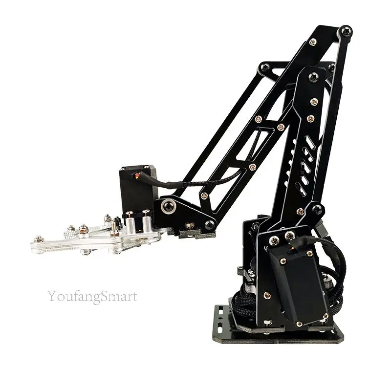 4 Dof Robotic arm Open Source Parallel Grasp 200mm Programmable Toys Servos - £139.80 GBP+