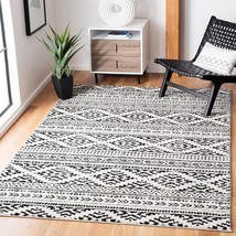 Safavieh Tulum Collection Area Rug - 6&#39; X 9&#39;, Ivory &amp; Black, Moroccan, T... - $83.99