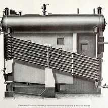 Cast Iron Babcock Wilcox Boiler 1923 Steam Industrial Collectible Ephemera DWZ5A - £20.09 GBP