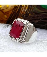 Ruby Gemstone Ring | Ruby Ring For Men | Ruby Gemstone | 925 Sterling Si... - $71.99