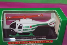 Hess 2005 Miniature Helicopter Holiday Toy Christmas Gift In Box - $17.81