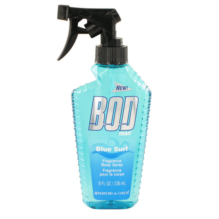 Primary image for Bod Man Blue Surf by Parfums De Coeur Body Spray 8 oz
