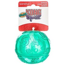 Kong Squeezz CRACKLE Medium Size Ball For Dog Puppy Squeaks Toy Fetch - £11.95 GBP