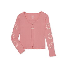 Wonder Nation Girls Ribbed Cardigan and Cami Top Set, 2-Piece, Size L (10-12) - $15.83