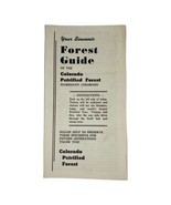 Vintage 1960&#39;s Forest Guide Of The Colorado Petrified Forest Pamphlet Br... - £7.48 GBP