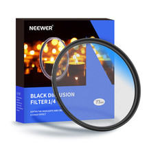 Neewer 77mm Black Diffusion 1/4 Failter Dream Cinematic Effect Camera Filter - $74.99