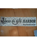 Hooked On GiG Harbor Washington Bumper Sticker - $93.33 MXN