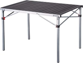 Kingcamp Camping Table Aluminum Folding Table Roll Up Lightweight Foldable Table - £91.99 GBP
