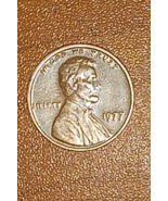 1977 penny no mint mark Lincoln Wheat Cent - £69.19 GBP