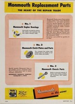 1946 Print Ad Monmouth Auto Replacement Parts Repair Trade Cleveland,Ohio - £14.17 GBP