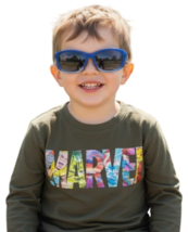 Marvel Graphic L/S T-Shirt + 100% UVA &amp; UVB Protection Sunglasses (3-4 y... - $14.84