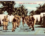 Military Camp Life Of National Guard Camp Soldiers UNP DB Postcard K2 - $9.85