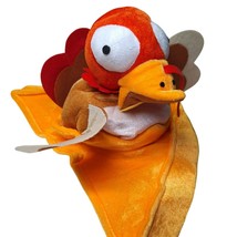 Turkey Shaped Hat Thanksgiving Gobble Pie Plush Family Dinner Festive Cap - $8.60