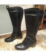 Franco Sarto  Medium Leather Tall  Zipper Boot Womens sz  7 M  style  23487001  - $58.41