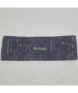 Vintage 90s Columbia Fleece Headband Ear Warmer Winter Geometric Aztec O... - €9,29 EUR