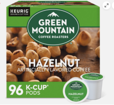 Green Mountain Coffee Hazelnut, Keurig K-Cup Pod, Light Roast, 96 Count - $543.07 MXN