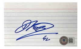 Dirk Nowitzki Dallas Mavericks Firmado 3x5 Índice Tarjeta Bas - £69.16 GBP