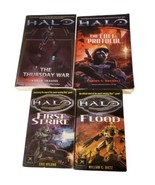 Lot Of (4) Halo Paperback First Strike The Flood The Thursday War Cole P... - £19.01 GBP