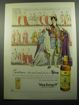 1957 King George IV Scotch Advertisement - Gentlemen.. the royal scotch - $18.49