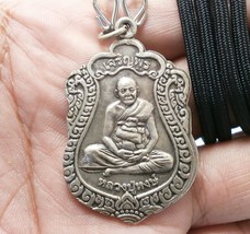 phra lp Hong Lord Ganesha Om Ganesh coin blessing for success lucky rich wealth  - £52.91 GBP