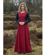 Medieval Surcoat – Sleeveless Red Overdress – 14th Century Cotton Canvas... - €42,73 EUR