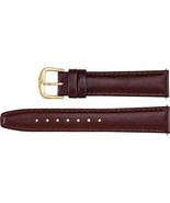 Brown Leather Watch Strap Gold &amp; Silver 18mm Replacement Band Mens &amp; Wom... - €36,98 EUR