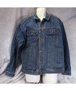 Men&#39;s Wrangler Rugged Wear Flannel Lined Jacket Denim Size XL  RJK32AN - $931.14 MXN