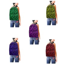 Pixelate Geometry Nylon Backpack Bag - $45.00