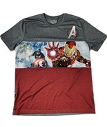 Marvel Avengers Age of Ultron Mens Sz L Ironman Captain America Hulk Gra... - £14.84 GBP