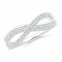 Authenticity Guarantee 
ANGARA Natural G VS2 Diamond Infinity Ring for Women ... - £1,154.58 GBP