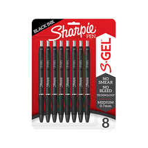 Sharpie Retractable Gel Pen 0.7mm 8pk (Black) - $30.59