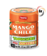5x Shaker Twang Twangerz Classicz Mango Chile Flavor Salt Snack Topping ... - $294.22 MXN