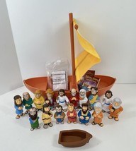 Lot Of 16 Tales of Glory Bible Figures Jesus Walks on Water Noah&#39;s Ark And More - £23.64 GBP
