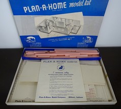 Vintage plan-a-home 3d home architect design construct your Home model kit - £52.88 GBP