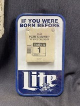 NEW - Miller Lite - “If You Were Born Before This Date” 1997 - Manual Si... - £17.86 GBP