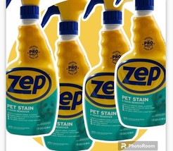 4 pack deal Zep Pro Pet Stain And Odor Remover (32 fl oz Spray Bottle) B... - £37.20 GBP