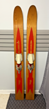 Vintage WOOD WATER SKIS Pair wall art cabin decor waterski sports Jet Ri... - $205.71 CAD