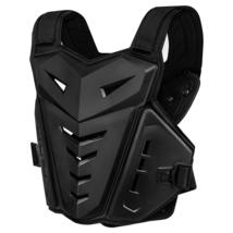 Off-road Motorcycle Protective Vest Rider Armor Back Chest Protector Black - £50.32 GBP