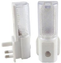 Plug in Low Energy Automatic LED Baby Night Light Plugs Into UK 13A Socket - £7.16 GBP