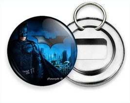 BATMAN DARK KNIGHT SUPER HERO LOGO GOTHAM CITY BEER SODA BOTTLE OPENER K... - $20.23 CAD