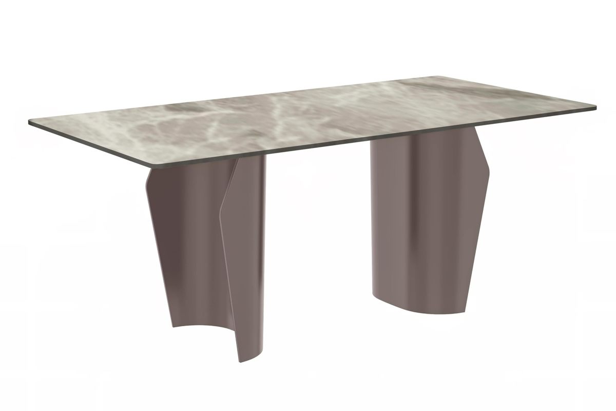 LeisureMod Modern 55 Rectangular Dining Table for 4 to 6 People with Si... - $1,617.98+