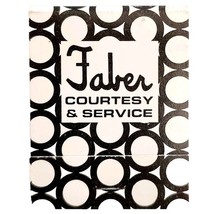 Faber Courtesy And Service Vintage Matchbook Matches Collectible Unstruc... - $19.99