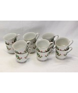 Venture Holiday Wishes Holly Cups Christmas Lot of 12 Xmas - $20.61 CAD