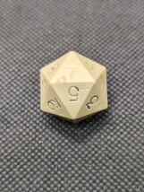 Vintage Gamescience Beige D20+ (0-9) Twice Dice - $1,013.92 MXN
