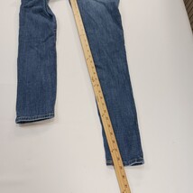 Levi’s 721 High Rise Skinny Jeans Womens Blue Stretch Jeans Size 26 Fits (24×29) image 9