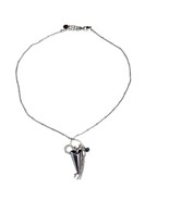 Touchstone Swarovski Crystal Blue Pendant 18&quot; Silver Chain Necklace - £41.28 GBP