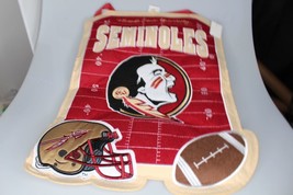 Florida state Seminoles wall hanger evergreen enterprises 20 by 14 inches - £15.50 GBP